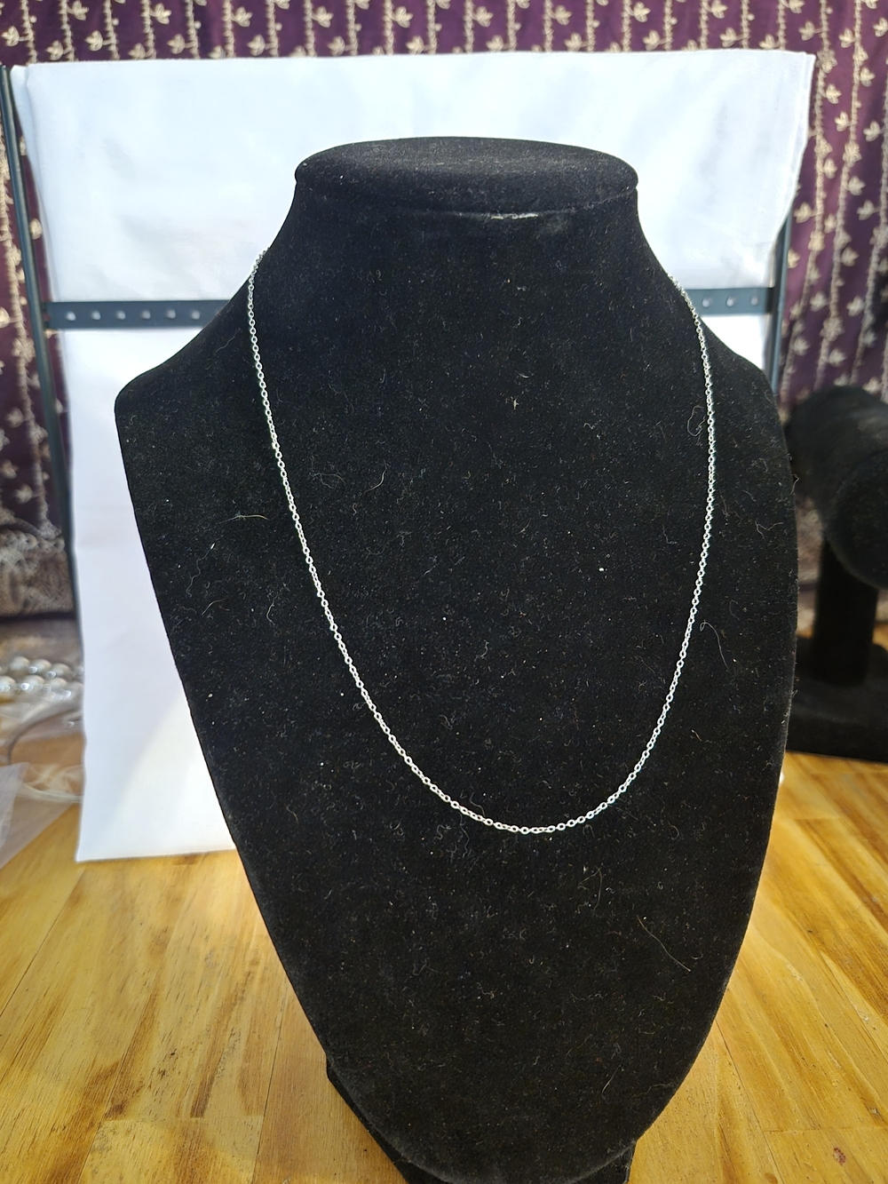 Plunder Silver Delicate Chain Necklace